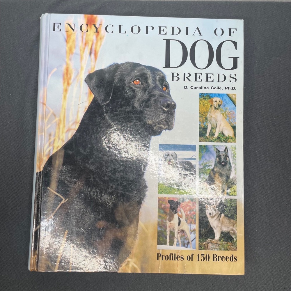 Barron's Encyclopedia of Dog Breeds Hardcover Reference Book 150 Profiles
